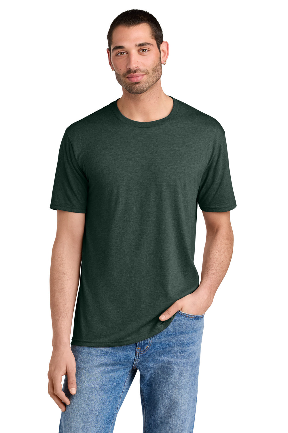 District® Perfect Tri® Tee - Heathered Forest Green - 2XL