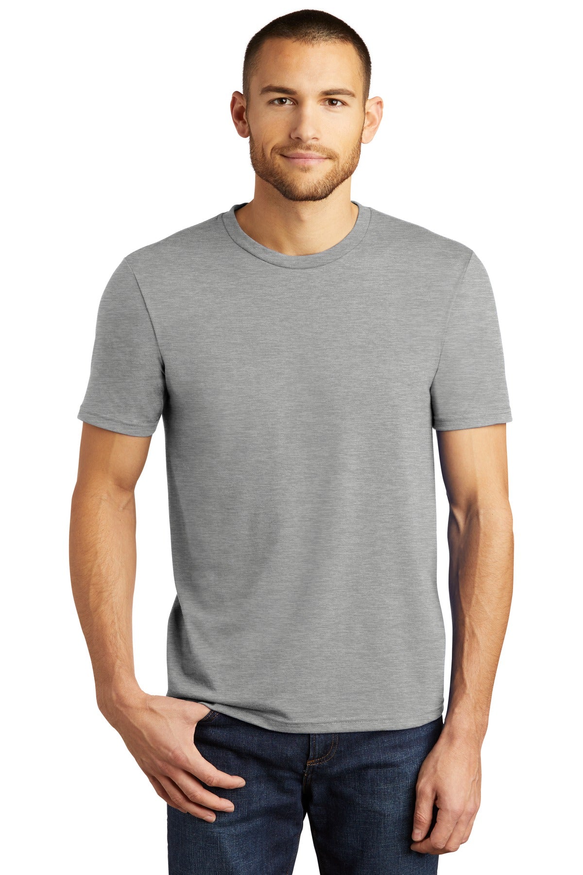 District® Perfect Tri® Tee - Heathered Grey - XS