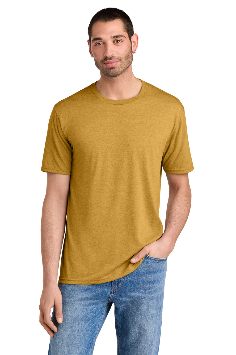 District® Perfect Tri® Tee - Ochre Yellow Heather - 2XL