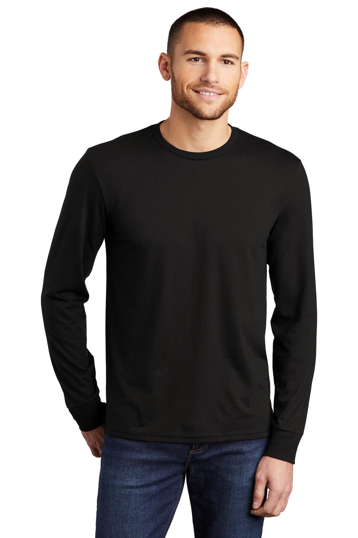 District® Perfect Tri® Long Sleeve Tee - Black - XS