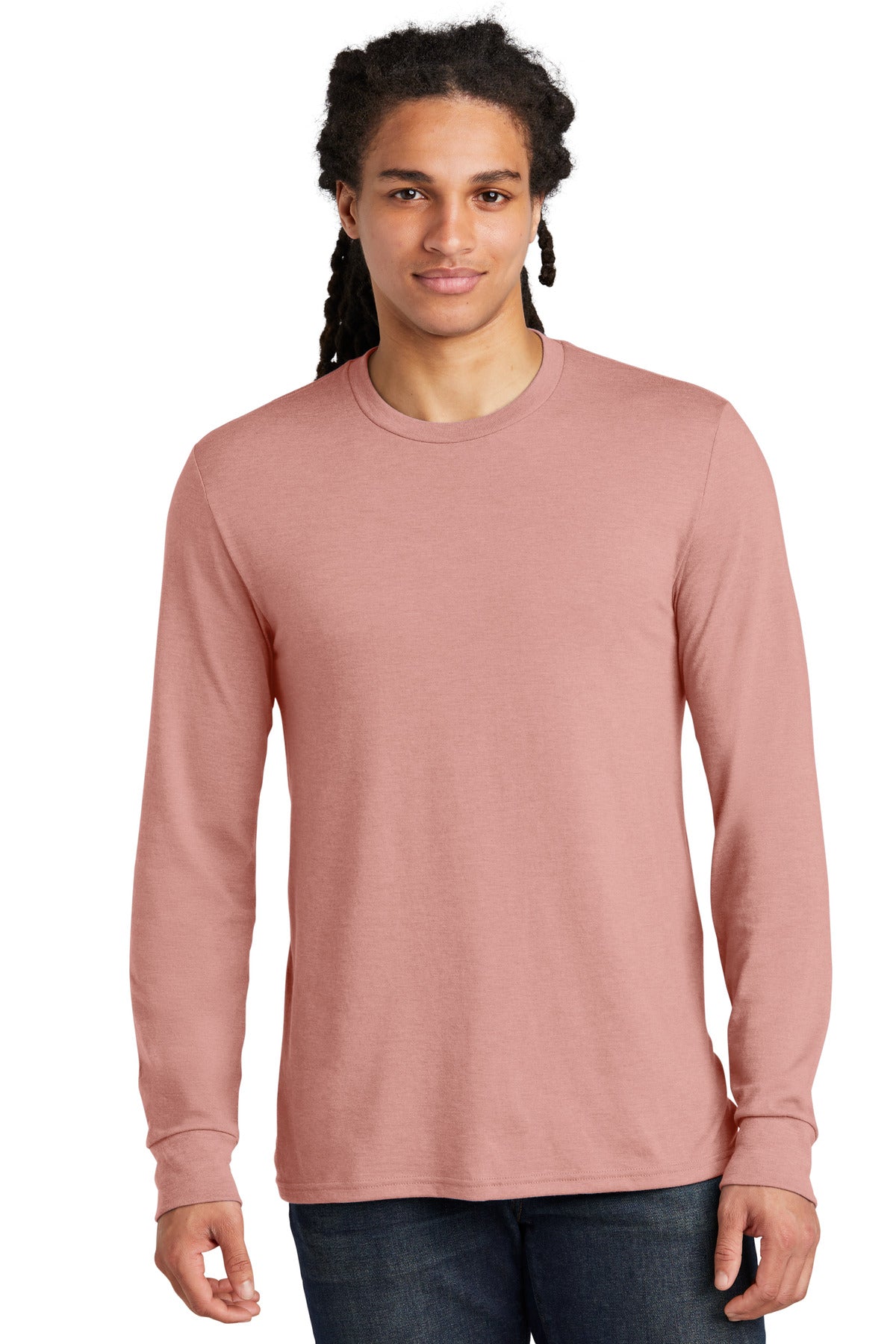 District® Perfect Tri® Long Sleeve Tee - Blush Frost - 2XL