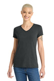 District® Women’s Perfect Tri® V-Neck Tee - Black Frost - XS