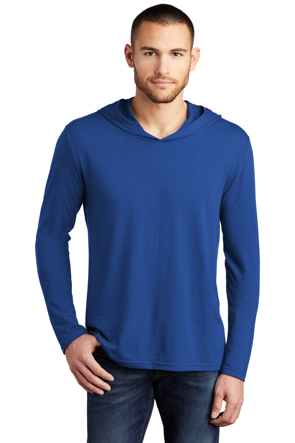 District® Perfect Tri® Long Sleeve Hoodie - Deep Royal - XS