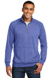 District® Lightweight Fleece 1/4-Zip - Heathered Deep Royal - XS