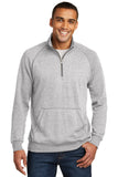 District® Lightweight Fleece 1/4-Zip - Heathered Grey - XS