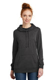 District ® Women’s Lightweight Fleece Hoodie - Heathered Black - XS
