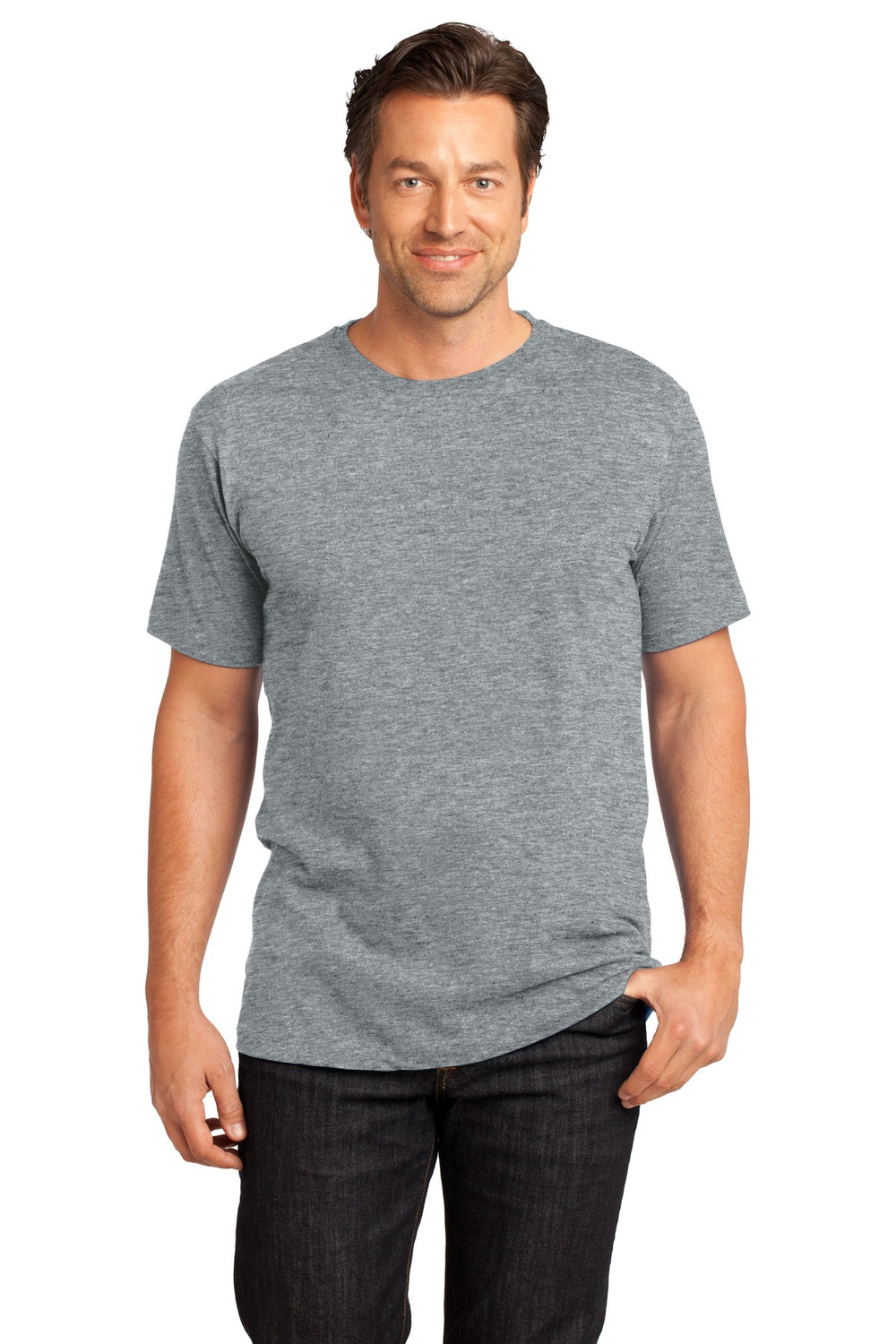 District® Perfect Weight® Tee - Heathered Steel - XS
