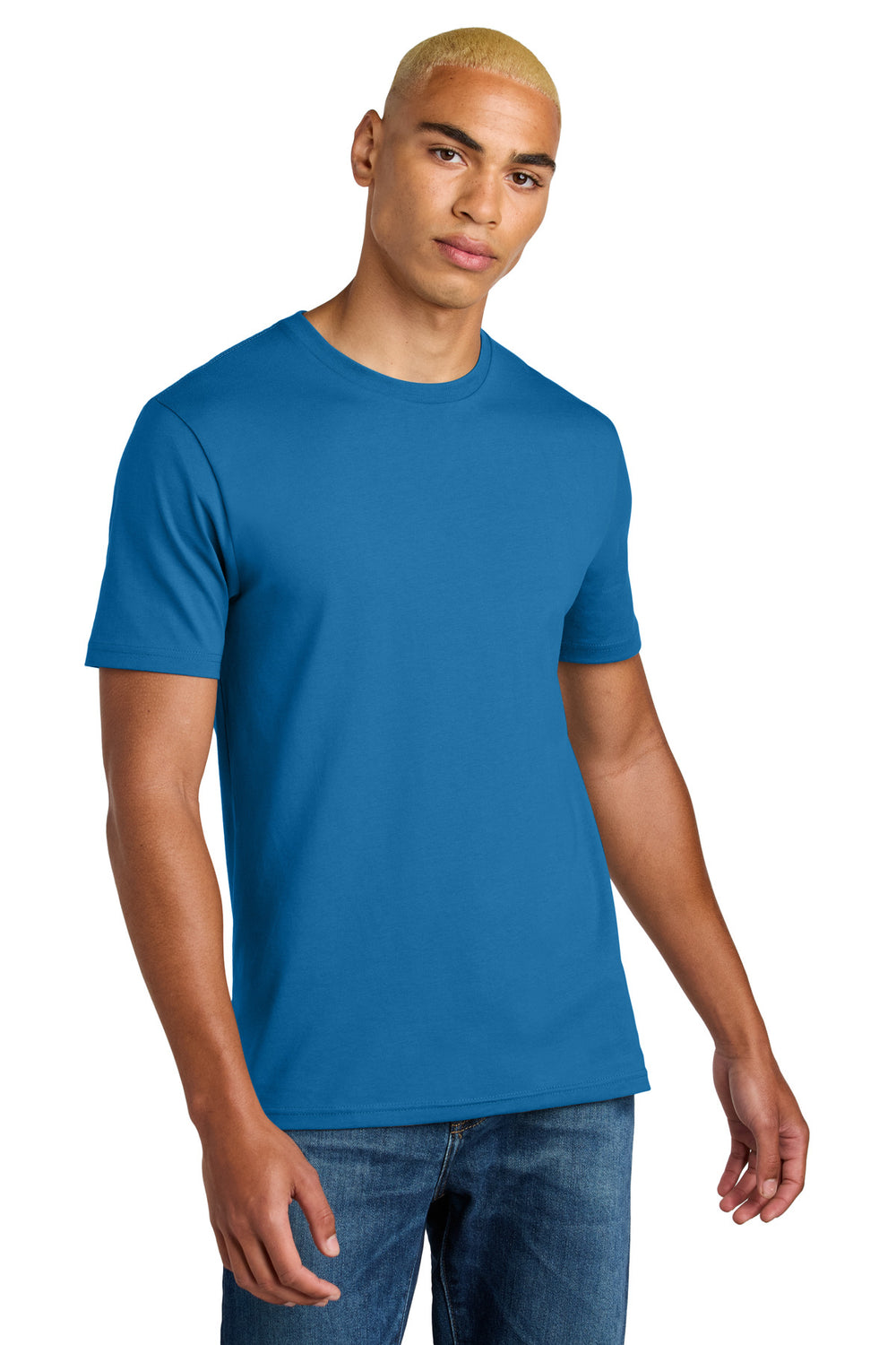 District® Perfect Weight® Icon Tee - Bright Blue - XS