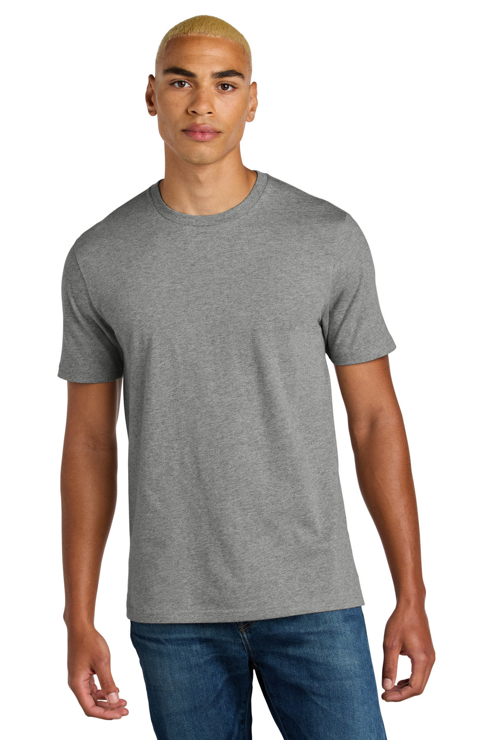 District® Perfect Weight® Icon Tee - Heathered Steel - XS