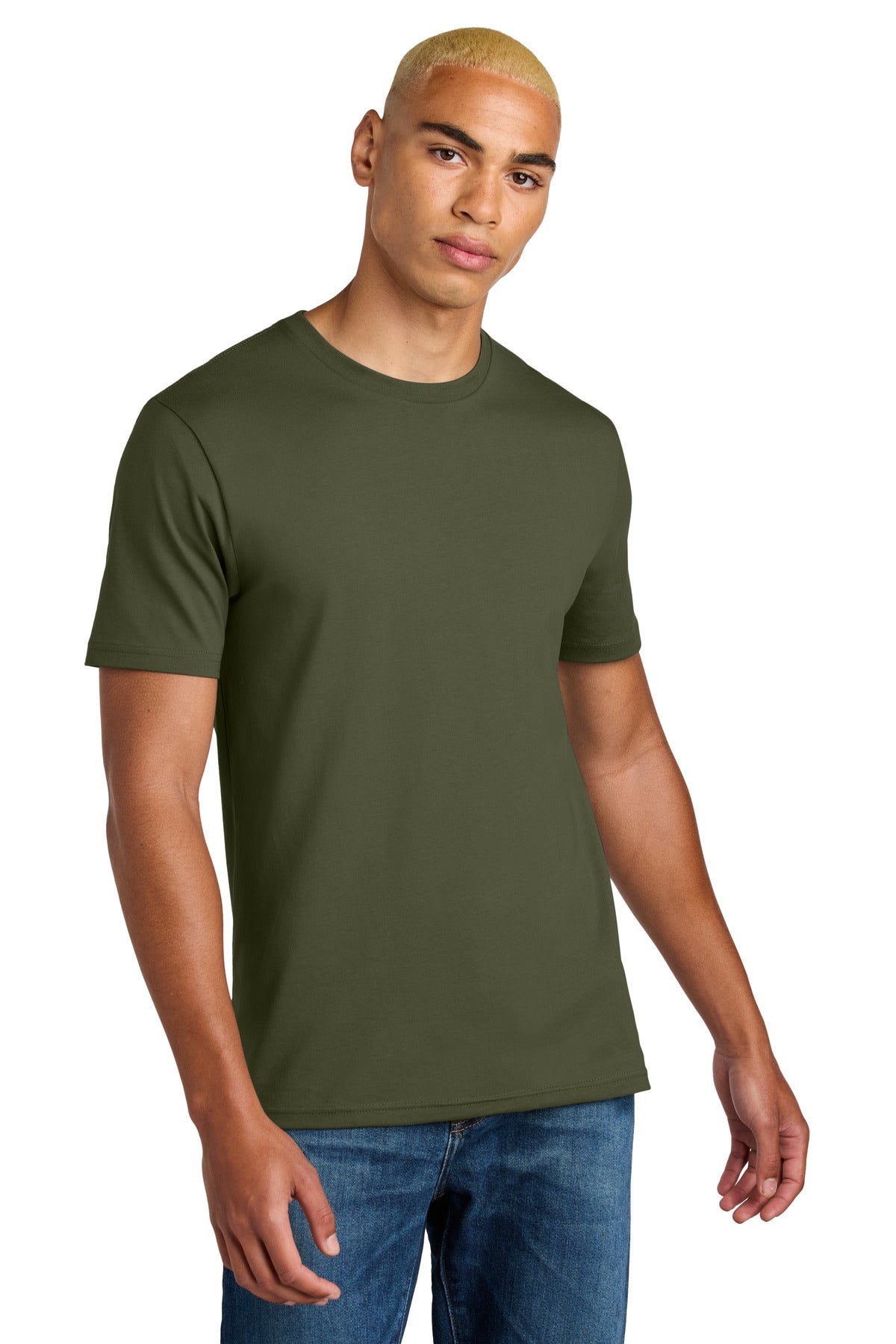 District® Perfect Weight® Icon Tee - Military Green - XS