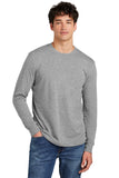 District® Perfect Blend® CVC Long Sleeve Tee - Grey Frost - XS