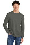District® Perfect Blend® CVC Long Sleeve Tee - Heathered Charcoal - XS
