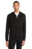 District® Jersey Full-Zip Hoodie - Black - XS