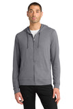 District® Jersey Full-Zip Hoodie - Dark Heather Grey - XS