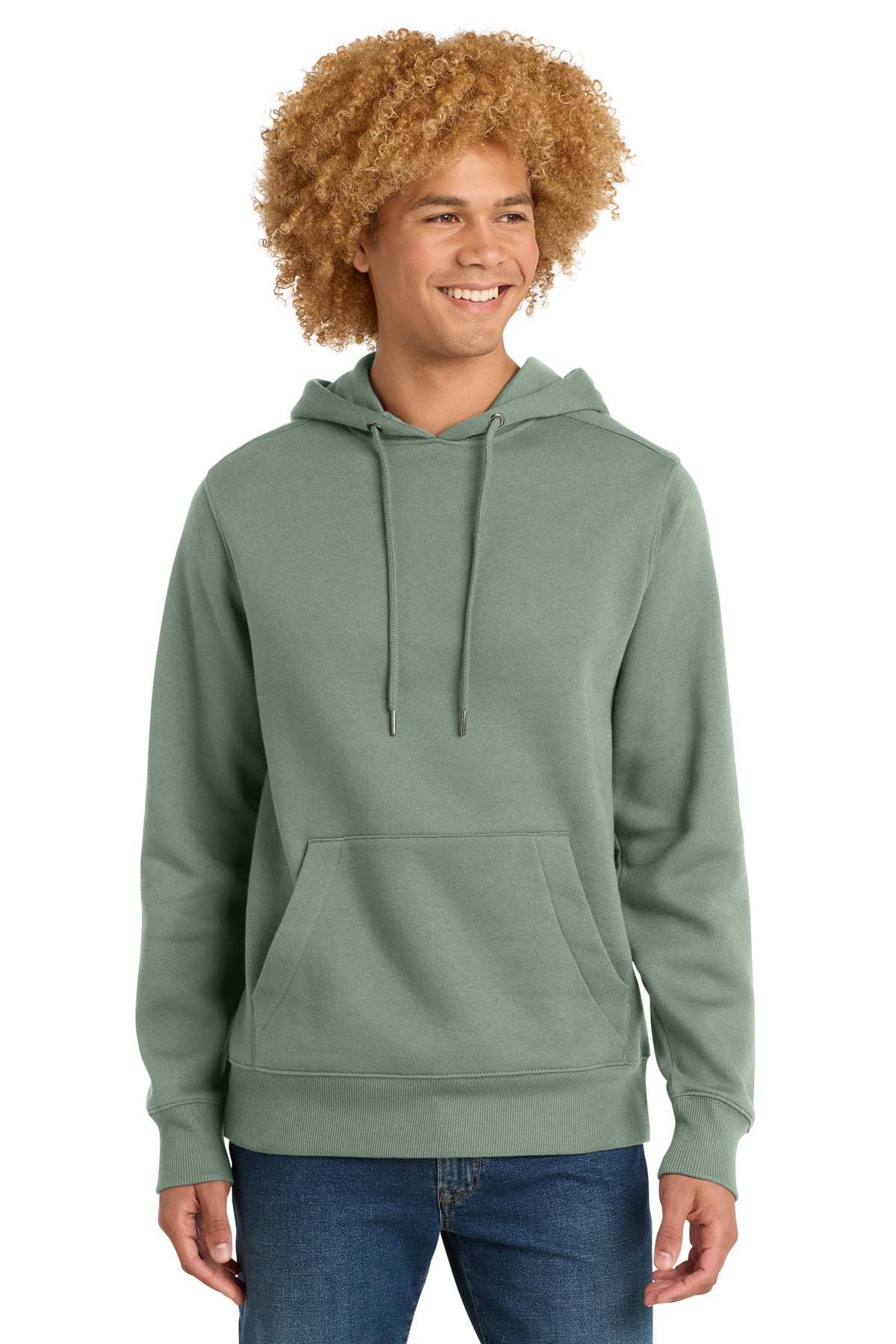 District® Perfect Weight® Fleece Hoodie - Laurel Green - 2XL