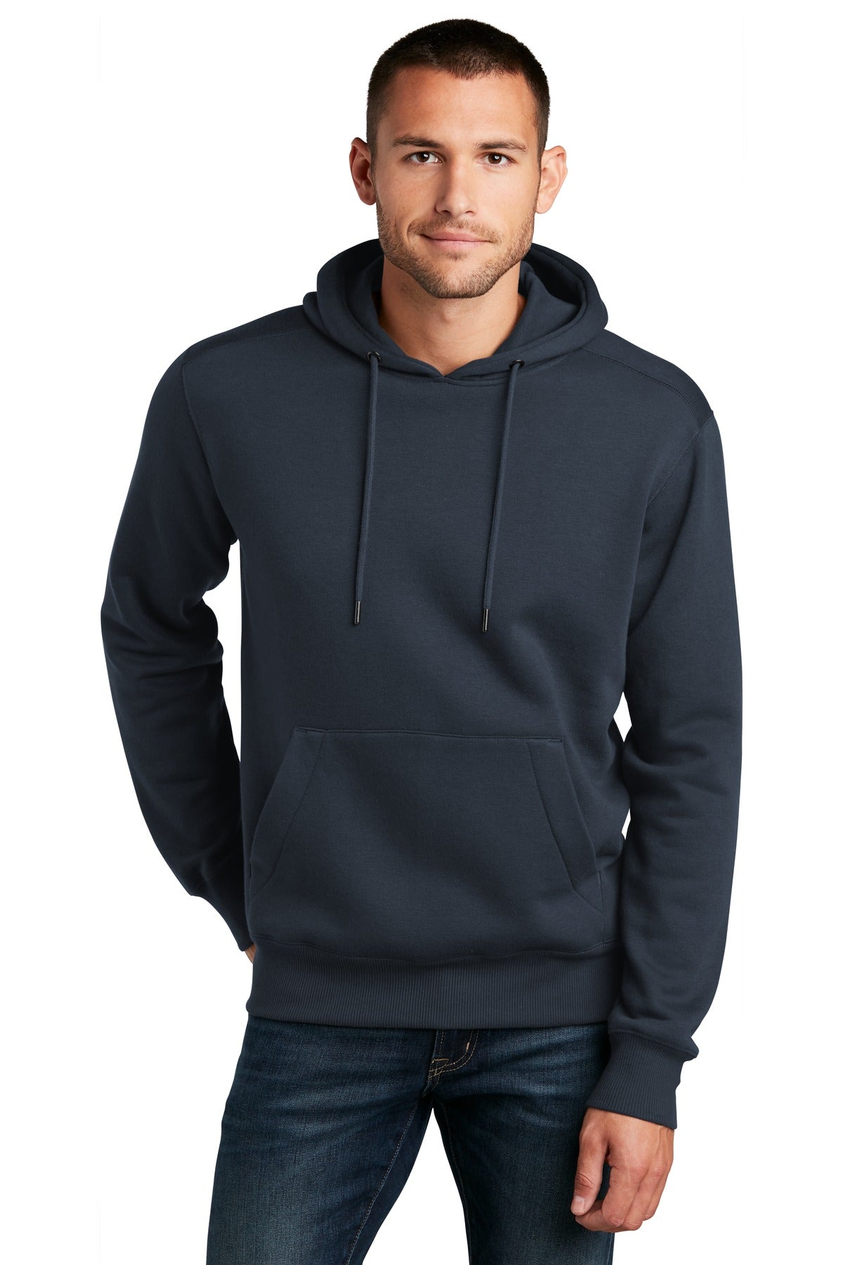 District® Perfect Weight® Fleece Hoodie - New Navy - XS