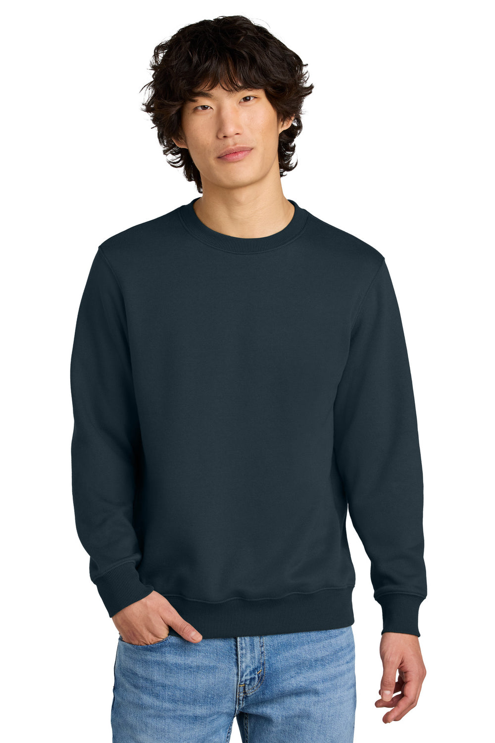 District® Perfect Weight® Fleece Crew - New Navy - XS
