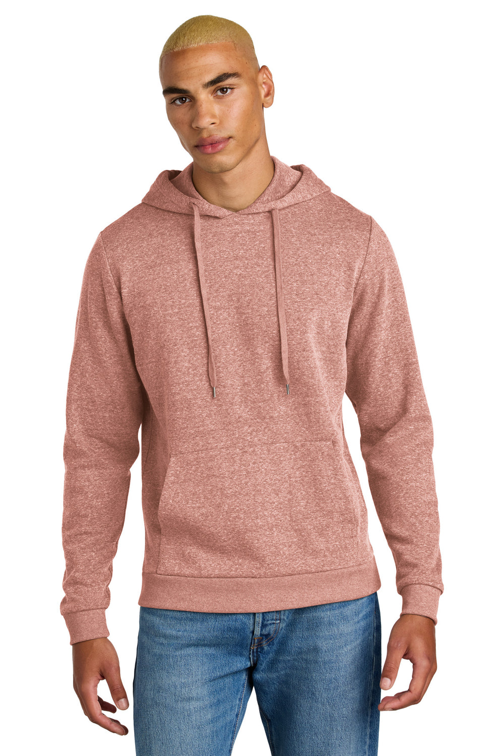 District® Perfect Tri® Fleece Pullover Hoodie - Blush Frost - XS