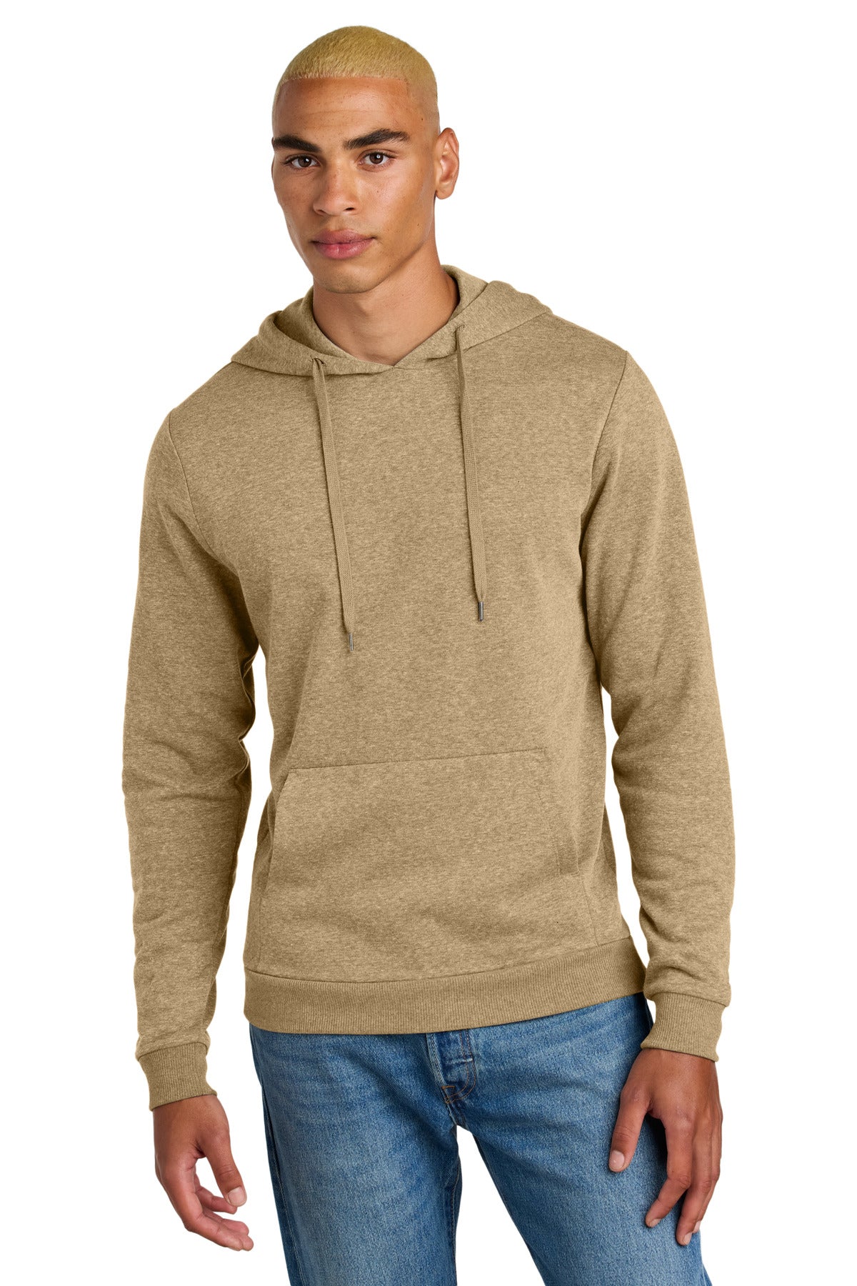 District® Perfect Tri® Fleece Pullover Hoodie - Desert Tan Heather - XS