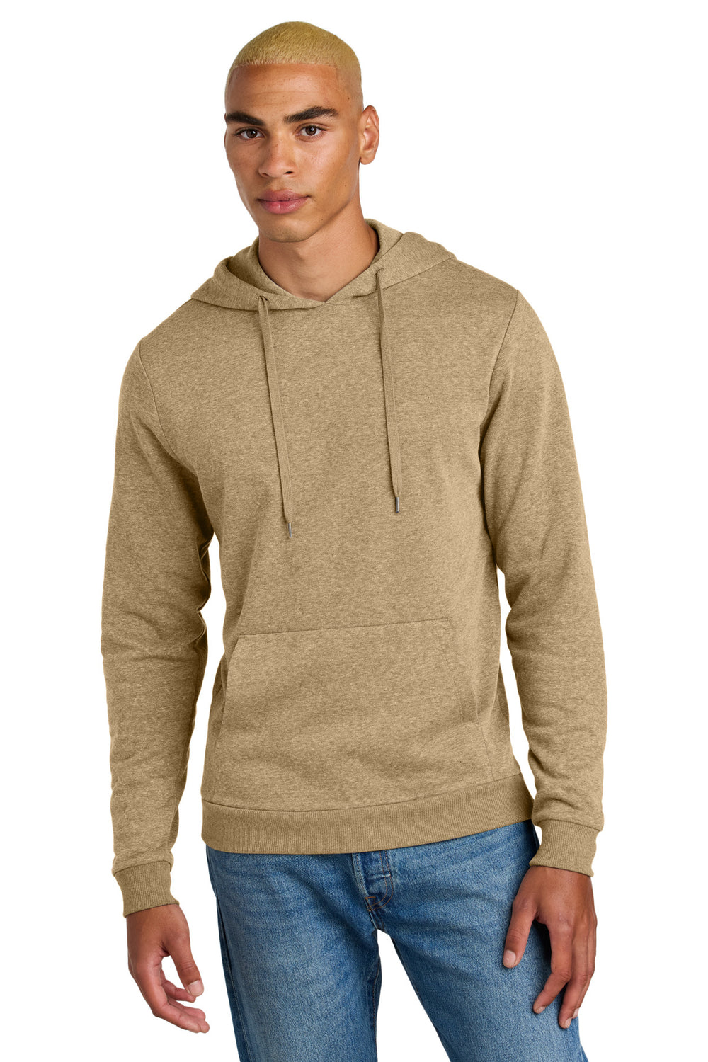 District® Perfect Tri® Fleece Pullover Hoodie - Desert Tan Heather - XS