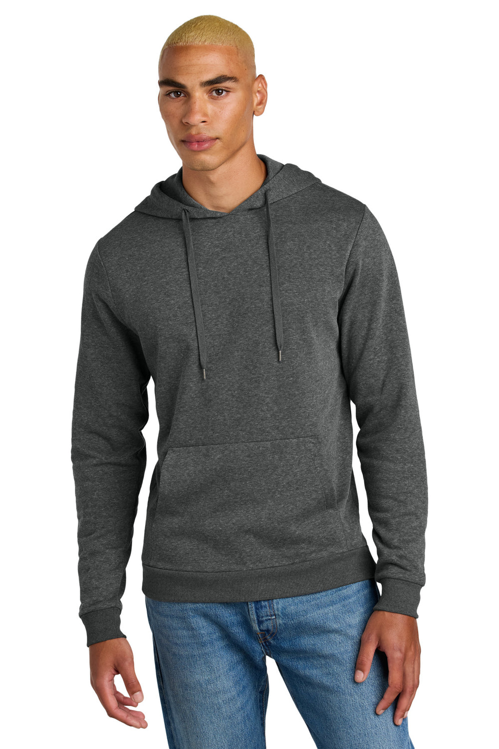 District® Perfect Tri® Fleece Pullover Hoodie - Heathered Charcoal - XS