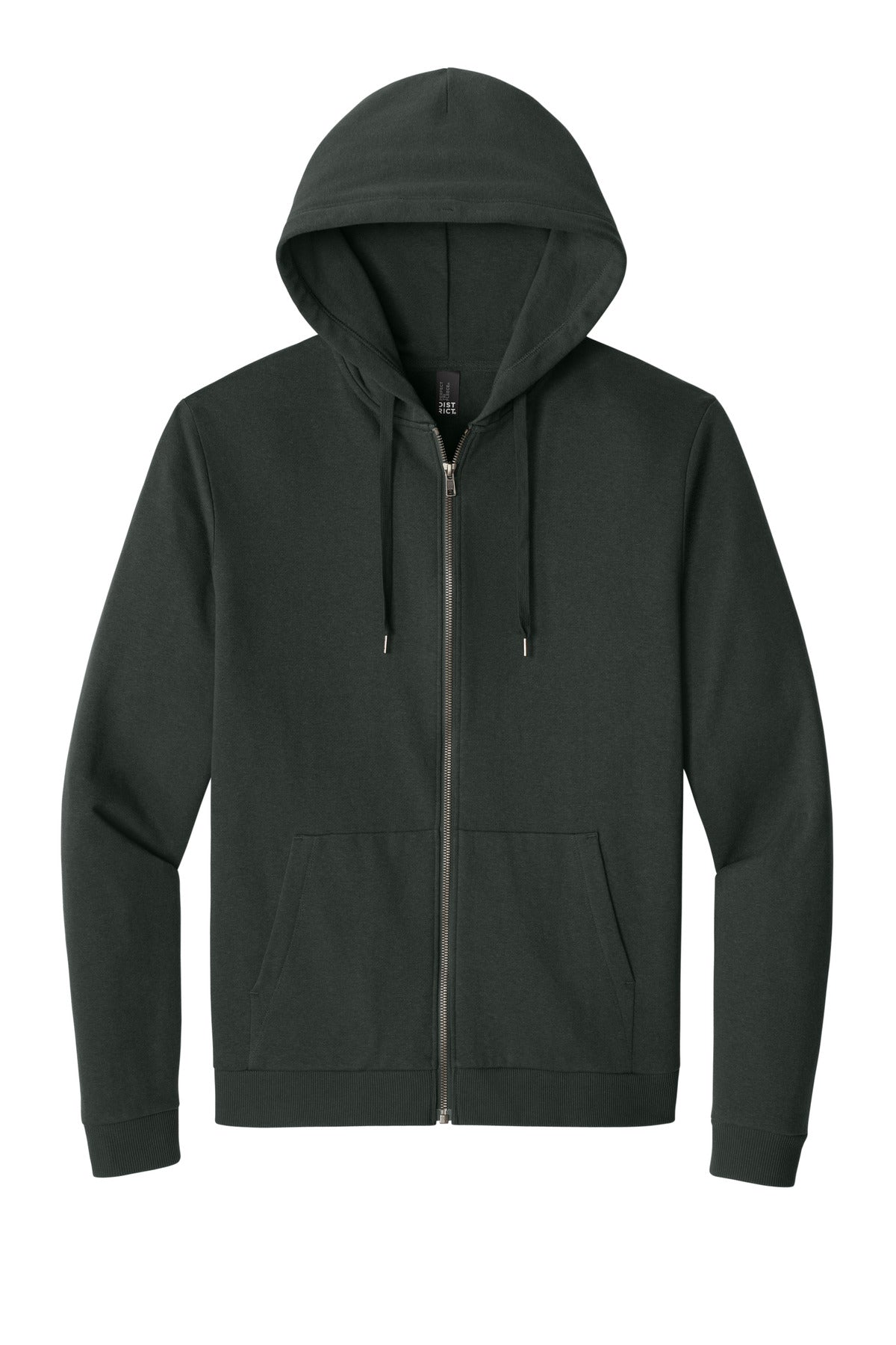 District® Perfect Tri® Fleece Full-Zip Hoodie - Deepest Grey - 2XL