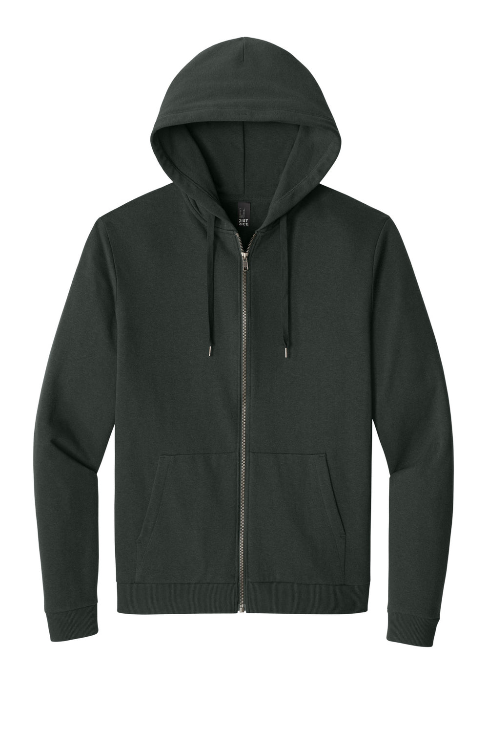 District® Perfect Tri® Fleece Full-Zip Hoodie - Deepest Grey - 2XL