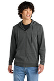 District® Perfect Tri® Fleece Full-Zip Hoodie - Heathered Charcoal - XS