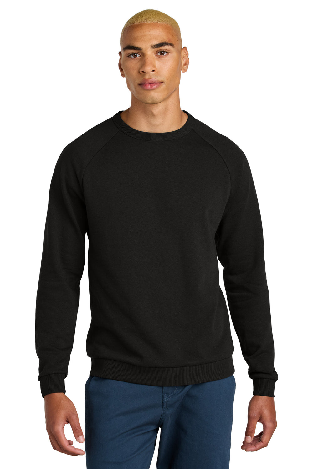 District® Perfect Tri® Fleece Crewneck Sweatshirt - Black - XS