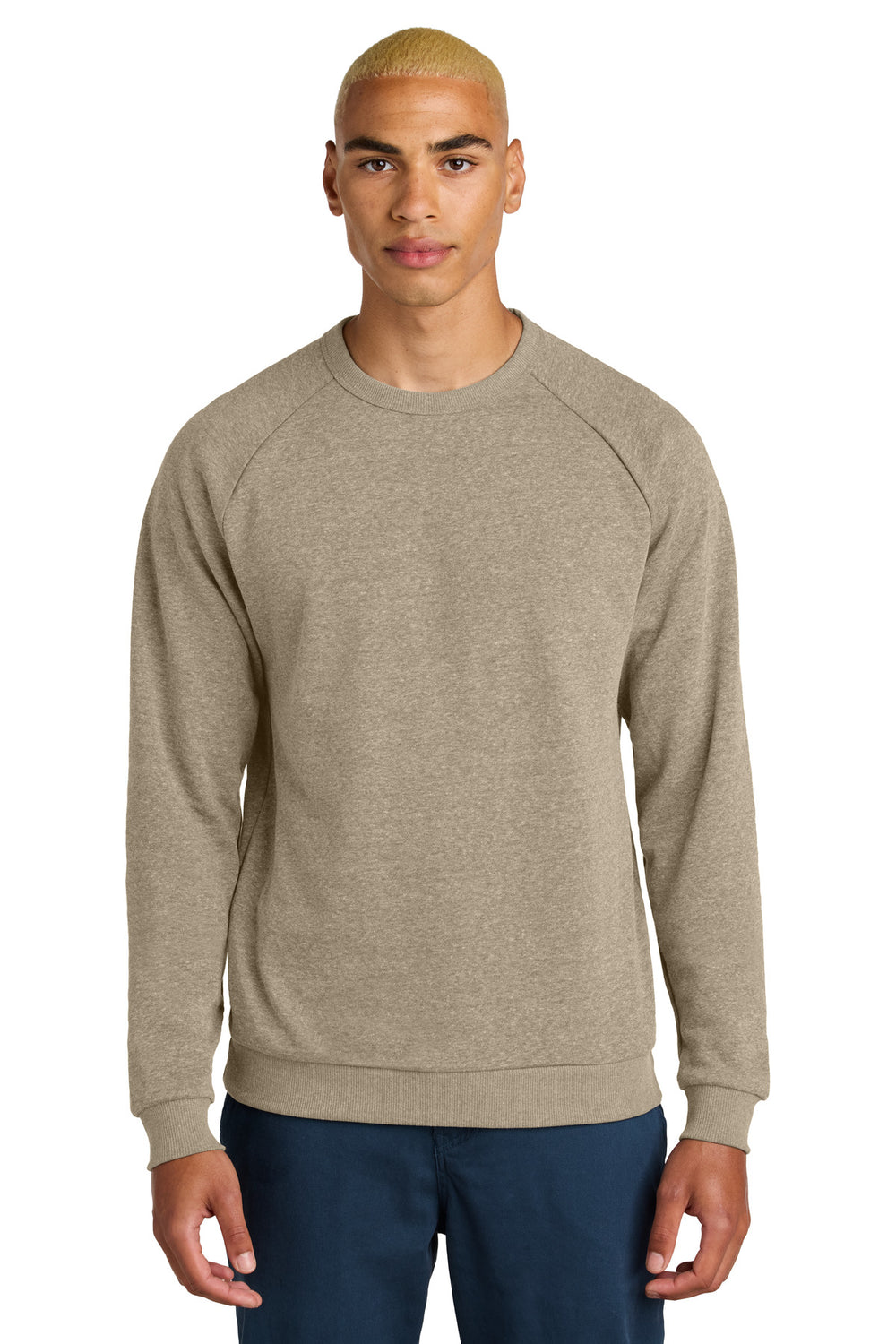 District® Perfect Tri® Fleece Crewneck Sweatshirt - Desert Tan Heather - 2XL