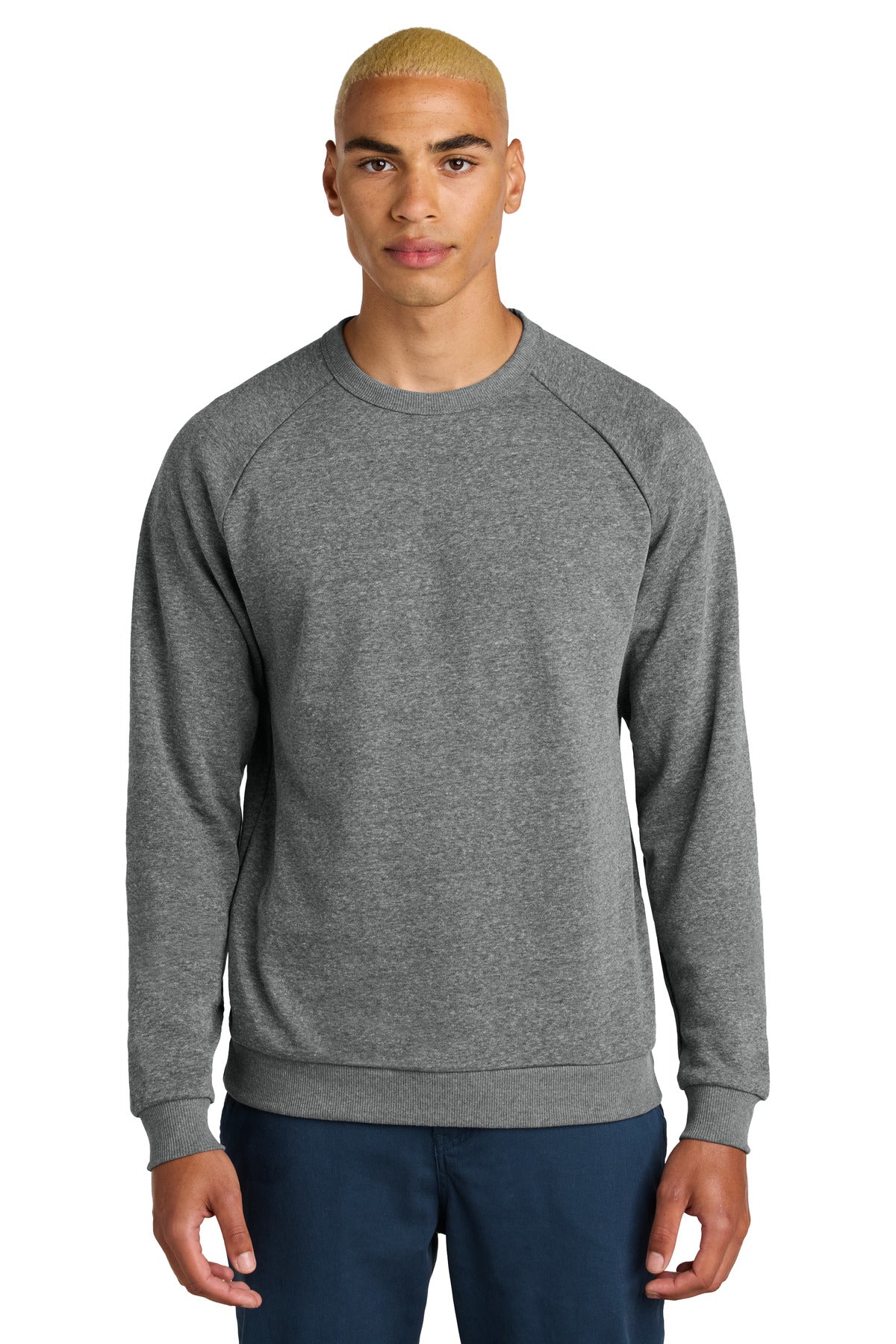 District® Perfect Tri® Fleece Crewneck Sweatshirt - Heathered Charcoal - XS