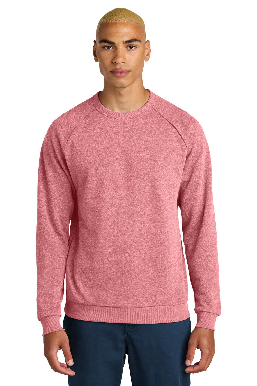 District® Perfect Tri® Fleece Crewneck Sweatshirt - Red Frost - XS