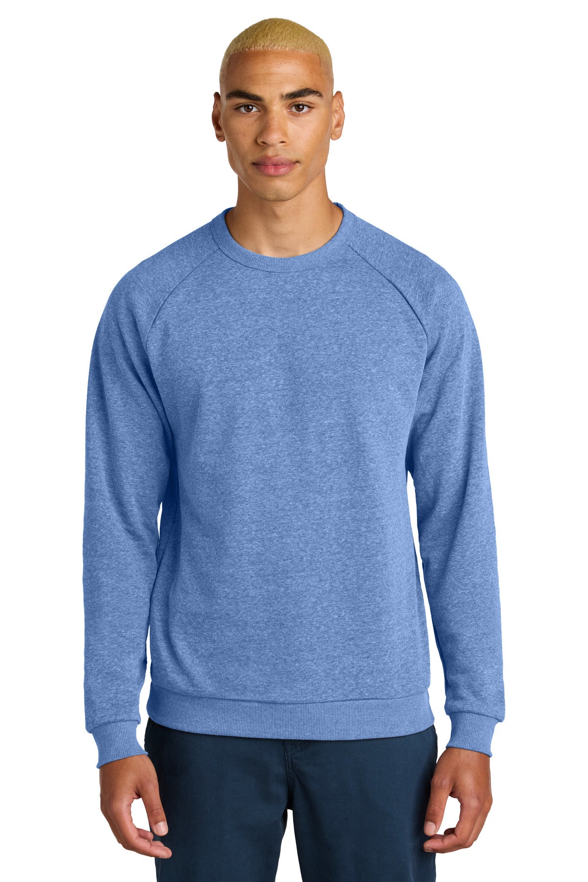 District® Perfect Tri® Fleece Crewneck Sweatshirt - Royal Frost - XS
