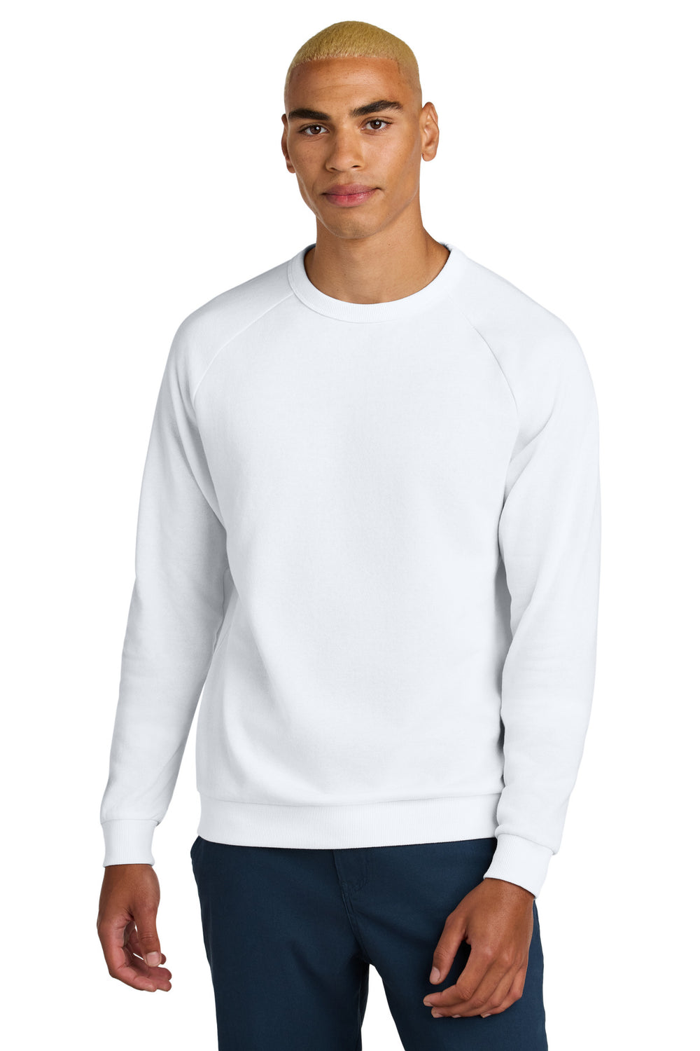 District® Perfect Tri® Fleece Crewneck Sweatshirt - White - 2XL