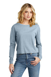 District® Women’s Perfect Tri® Midi Long Sleeve Tee - Flint Blue Heather - XS