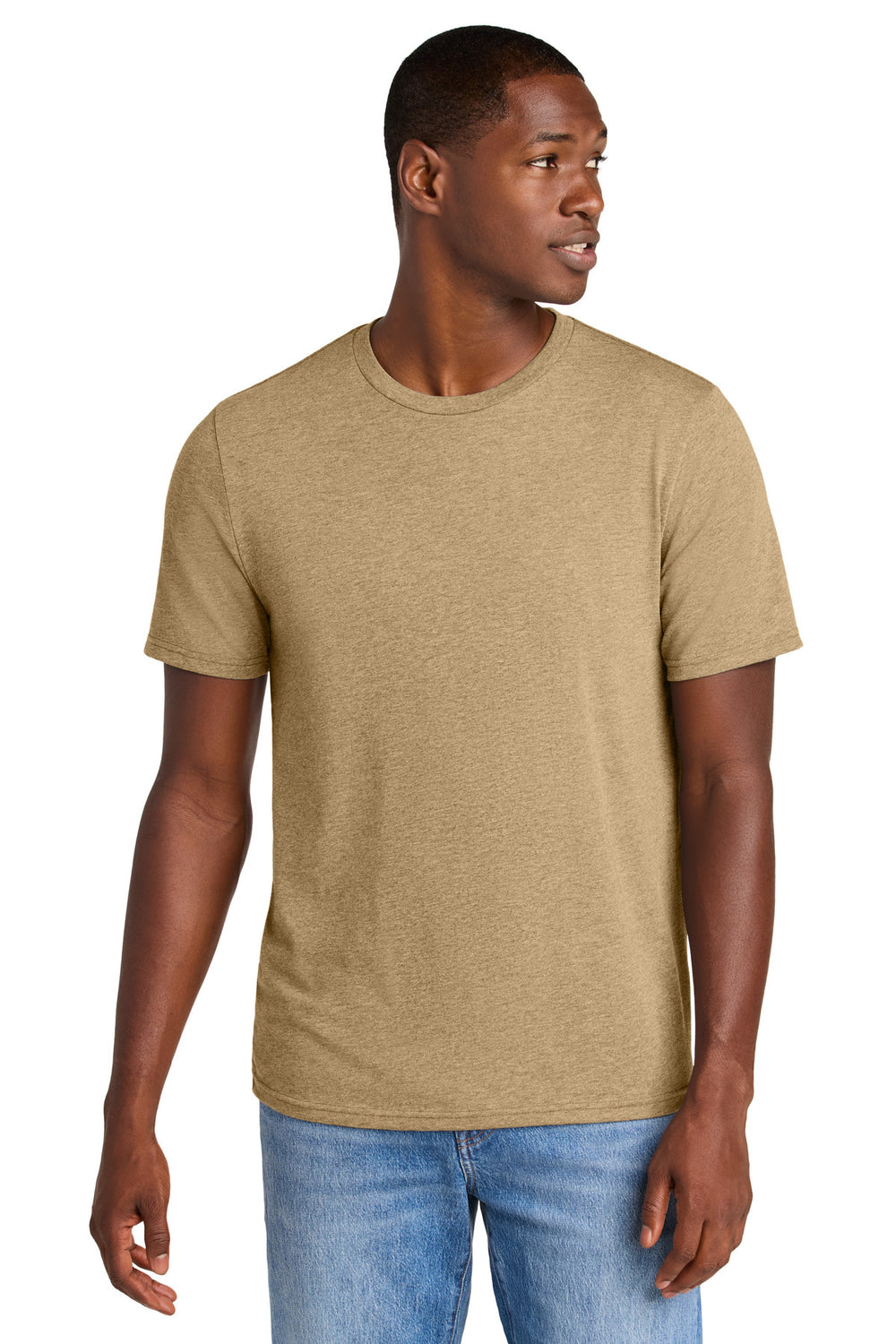 District® Perfect Weight® CVC Tee - Dune Heather - XS