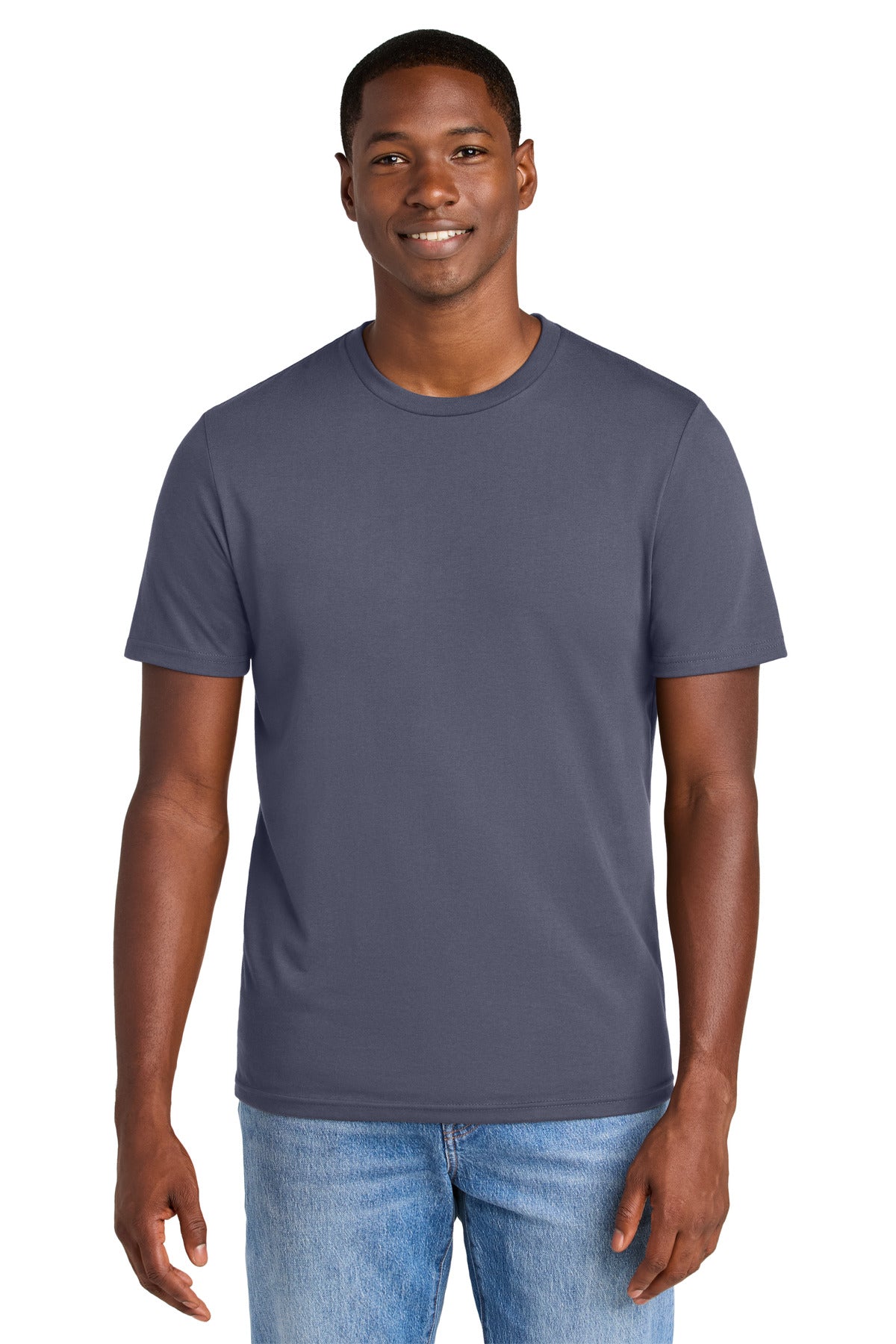 District® Perfect Weight® CVC Tee - Elderberry - XS