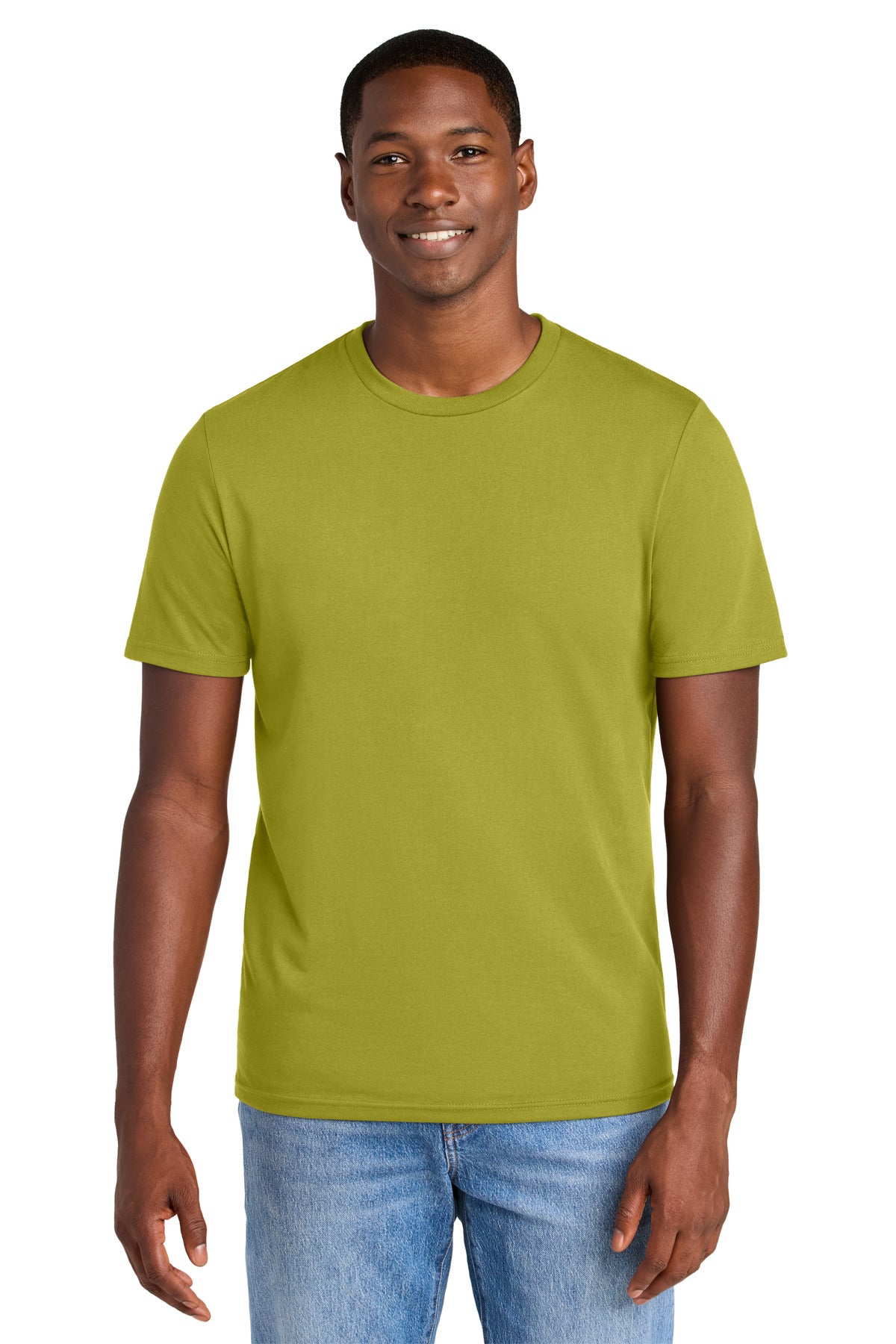 District® Perfect Weight® CVC Tee - Golden Cypress Green - XS