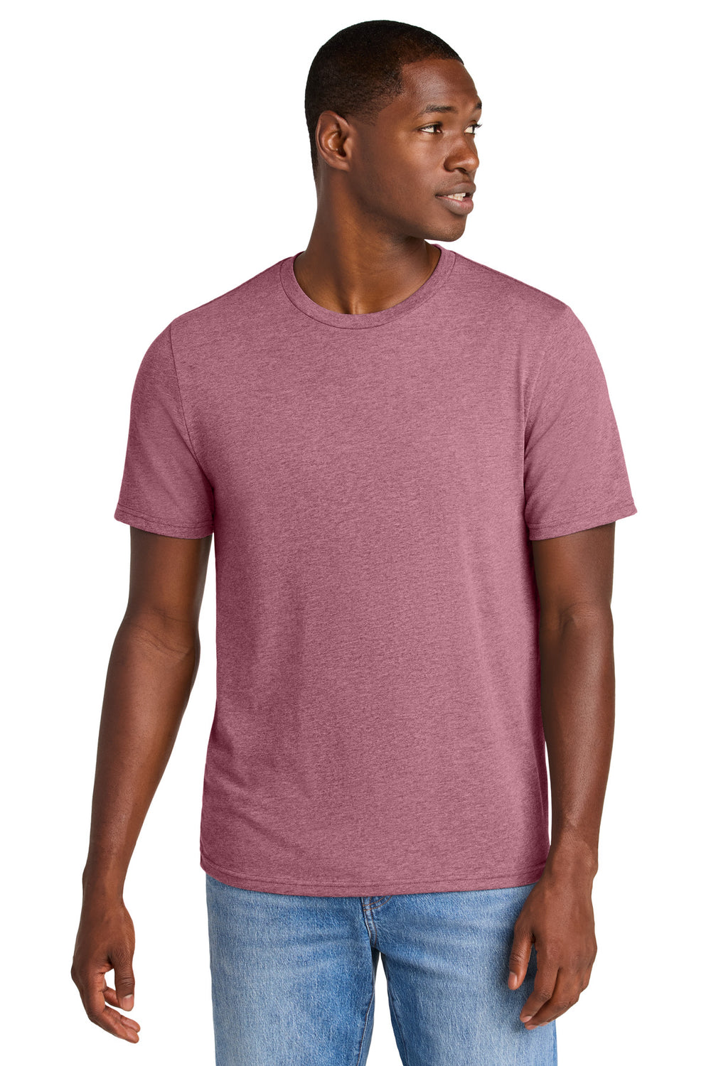 District® Perfect Weight® CVC Tee - Orchid Haze Heather - XS