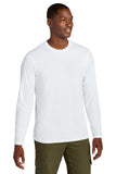 District® Perfect Weight® CVC Long Sleeve Tee - Bright White - XS