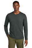 District® Perfect Weight® CVC Long Sleeve Tee - Charcoal - XS