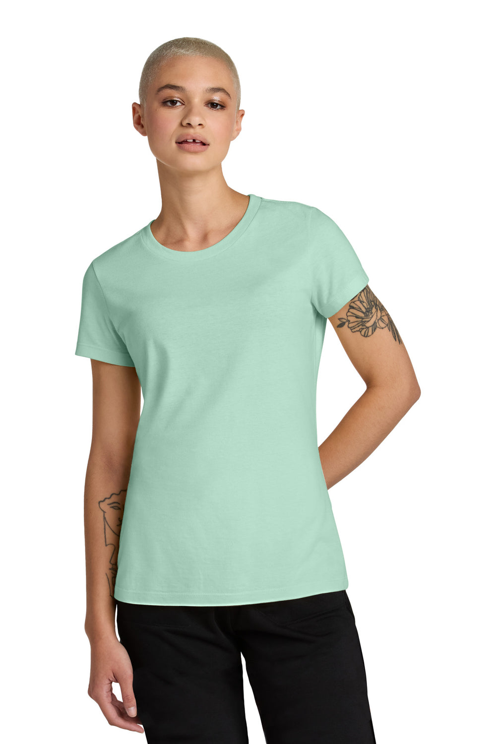District® Women’s Perfect Weight® CVC Tee - Frosted Mint - XS