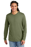 District Wash™ Long Sleeve Tee - Olive Drab Green - XS