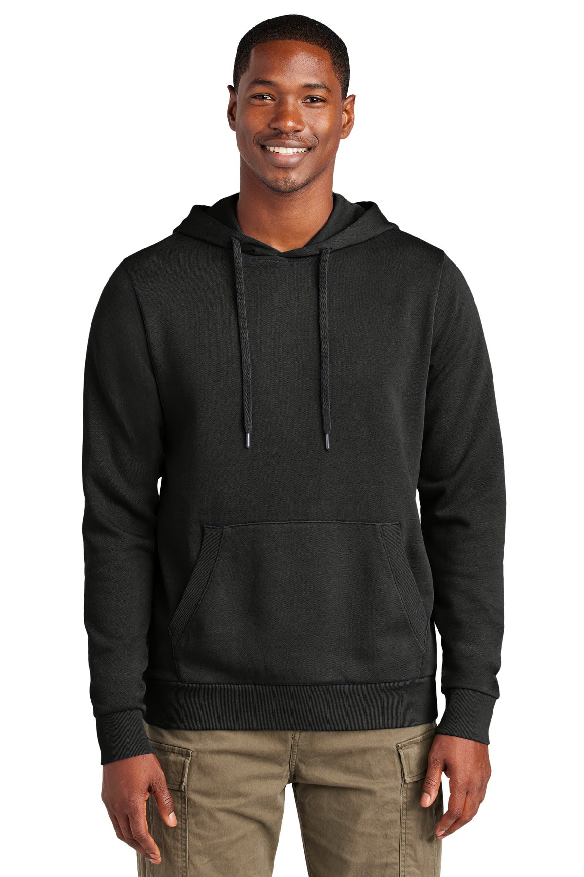District Wash™ Fleece Hoodie - Black - XS