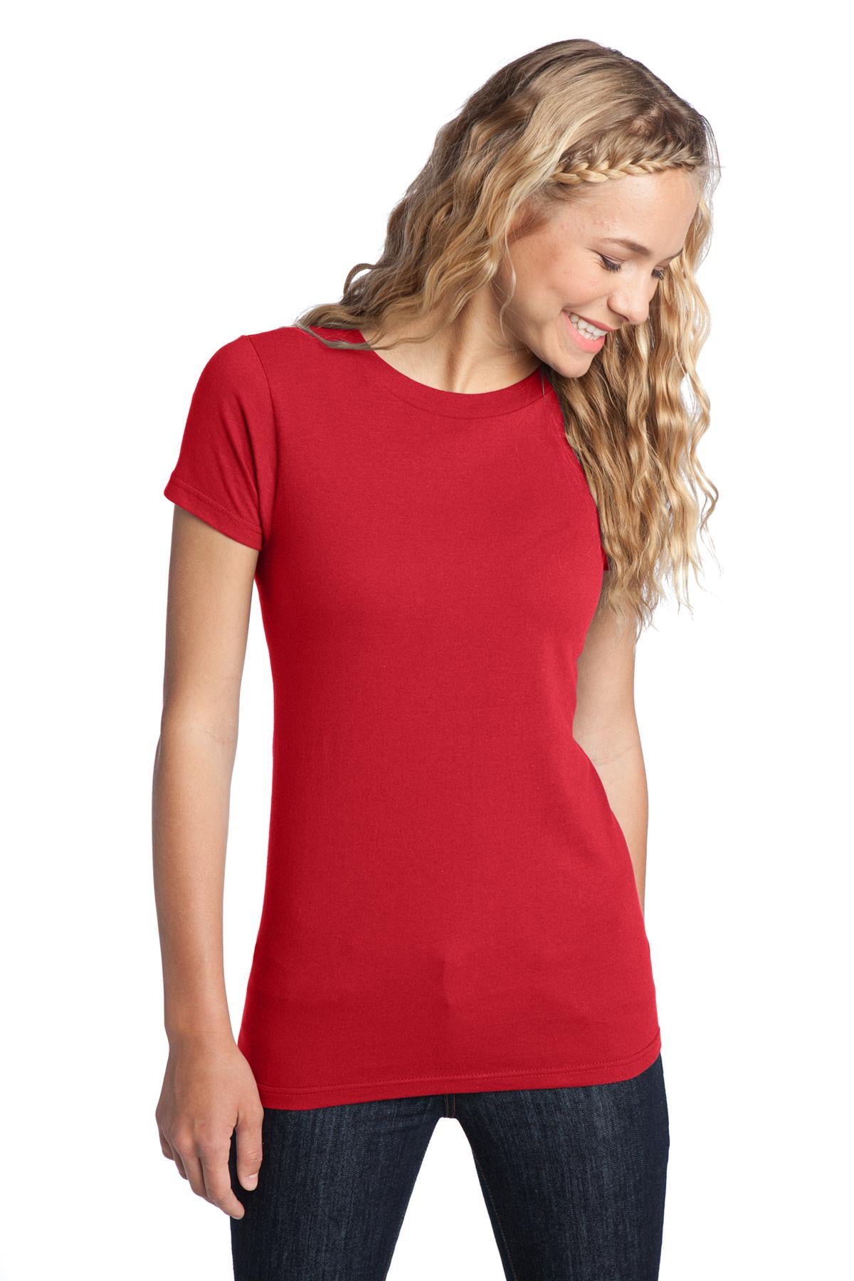 District ® Women’s Fitted The Concert Tee ® - New Red - XS