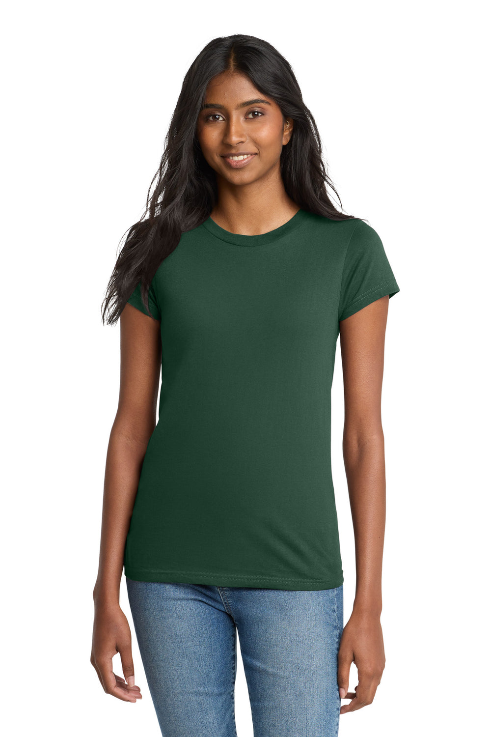 District ® Women’s Fitted The Concert Tee ® - Forest Green - XS