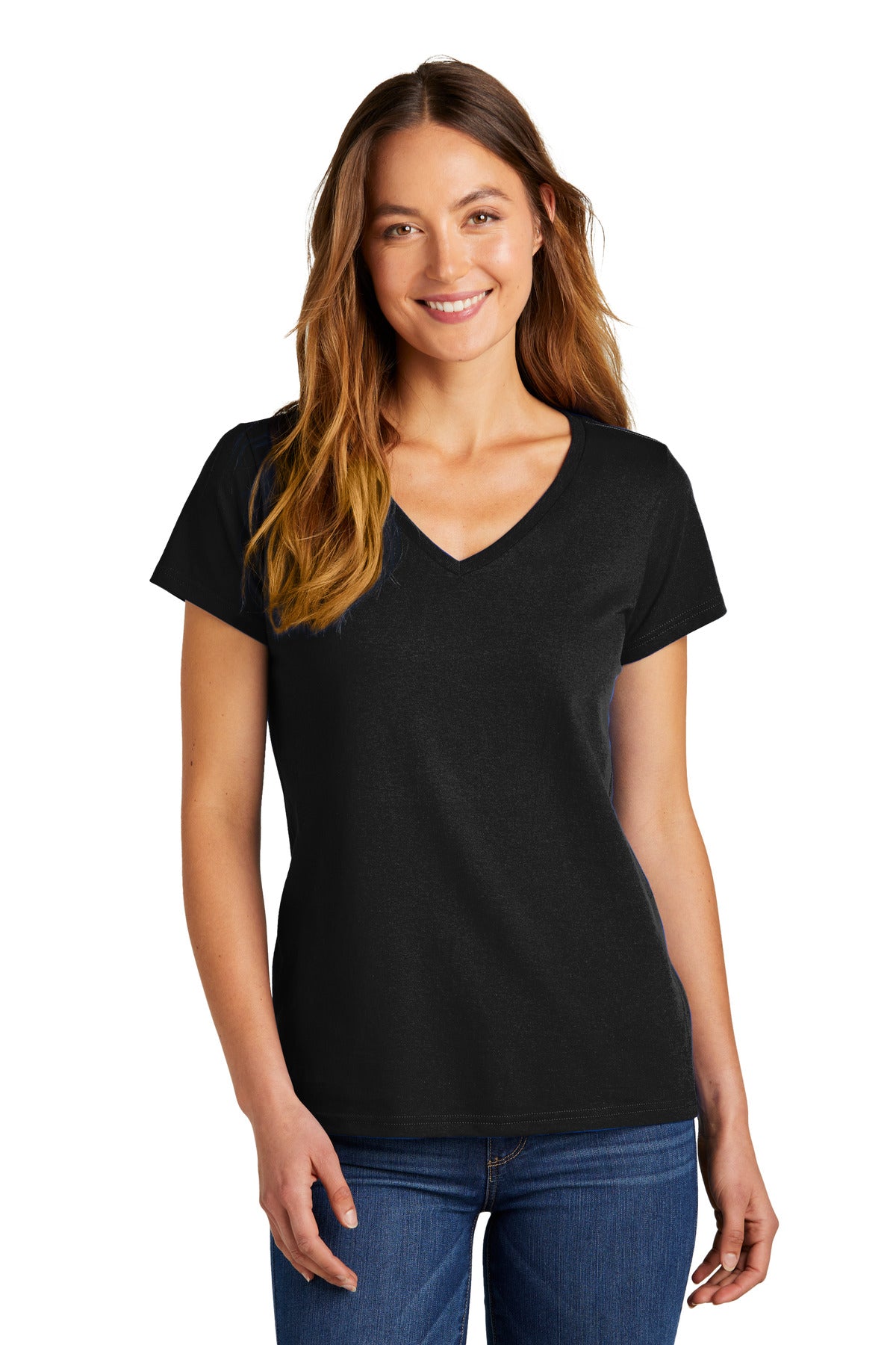 District® Women’s The Concert Tee® V-Neck - Black - XS
