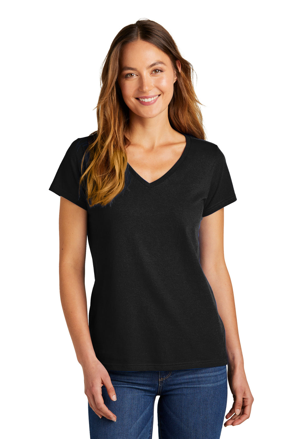 District® Women’s The Concert Tee® V-Neck - Black - XS