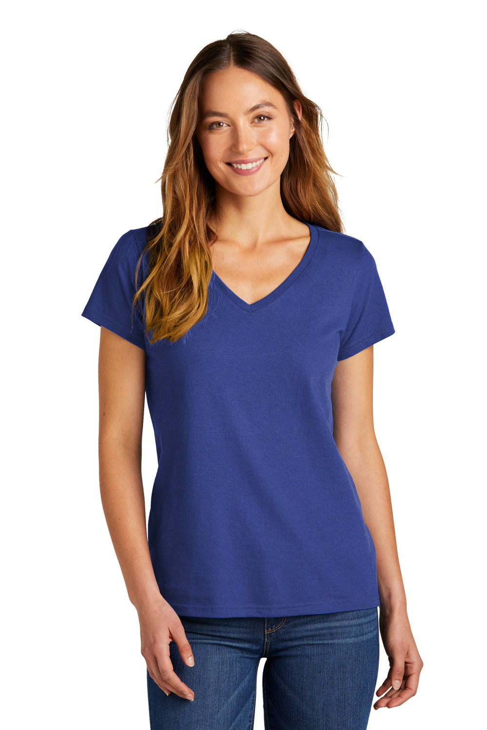 District® Women’s The Concert Tee® V-Neck - Deep Royal - XS