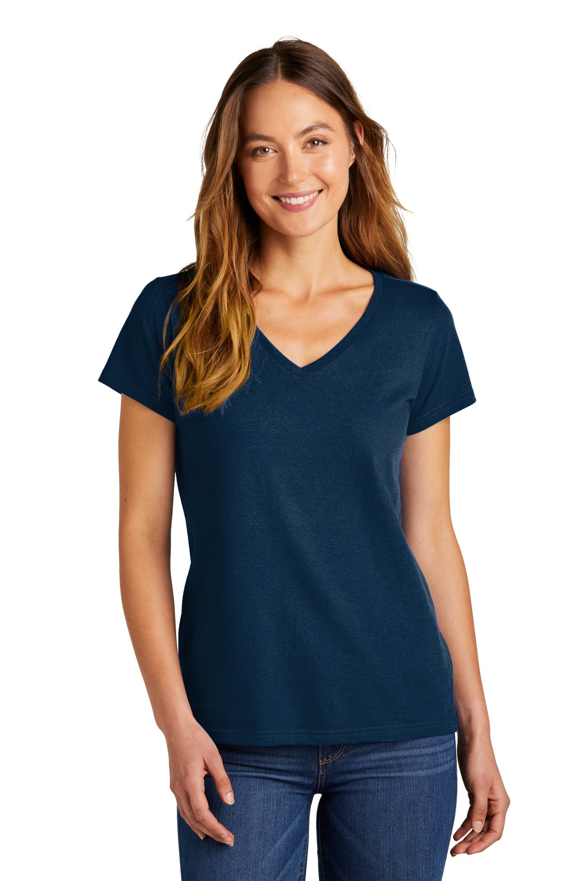District® Women’s The Concert Tee® V-Neck - New Navy - XS